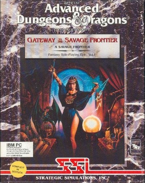 Front Cover for Gateway to the Savage Frontier (DOS)