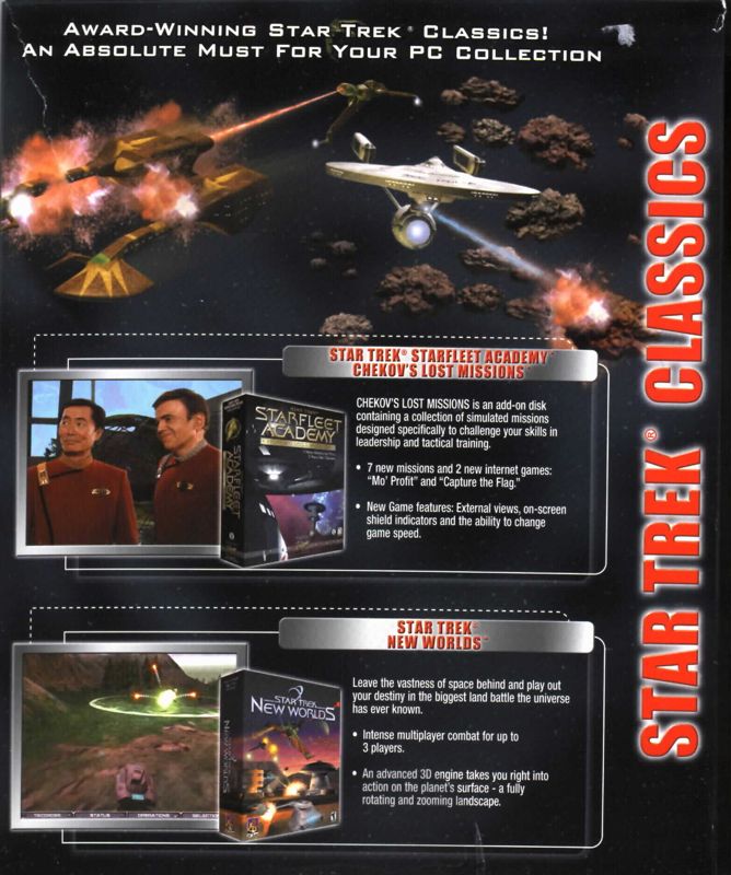 Inside Cover for Gamefest: Star Trek Classics (Windows): Right Flap