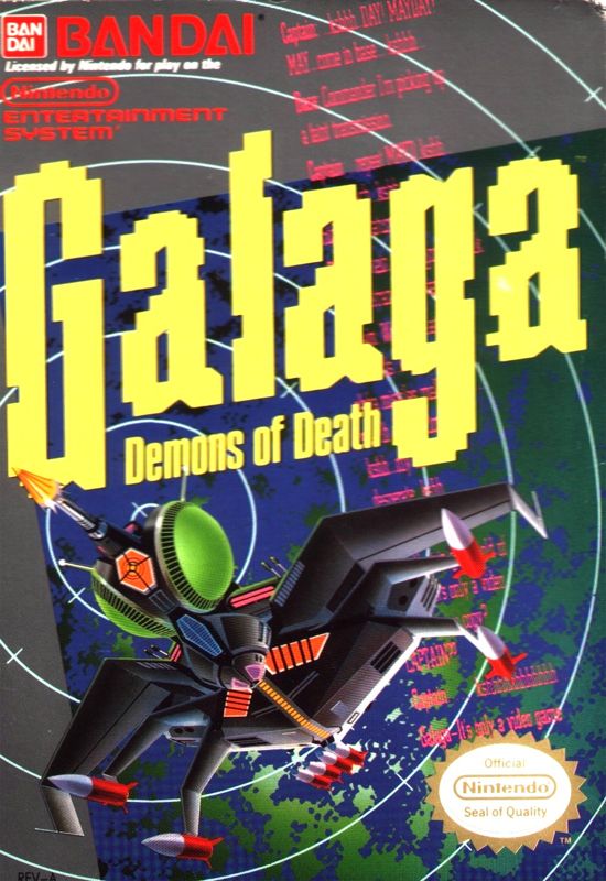 Front Cover for Galaga (NES)