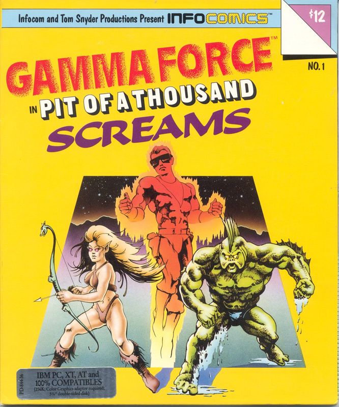 Front Cover for Gamma Force in Pit of a Thousand Screams (PC Booter)
