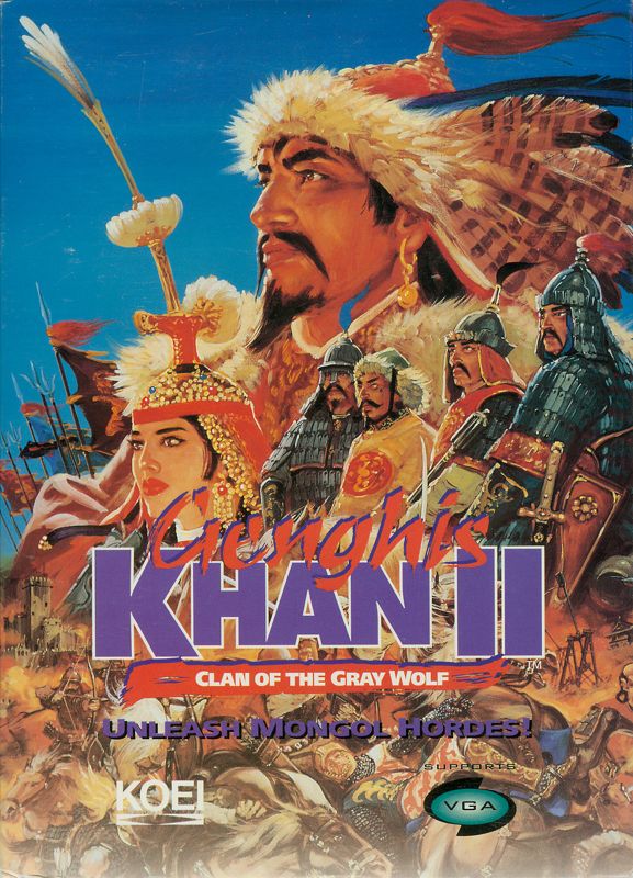 Front Cover for Genghis Khan II: Clan of the Gray Wolf (DOS)