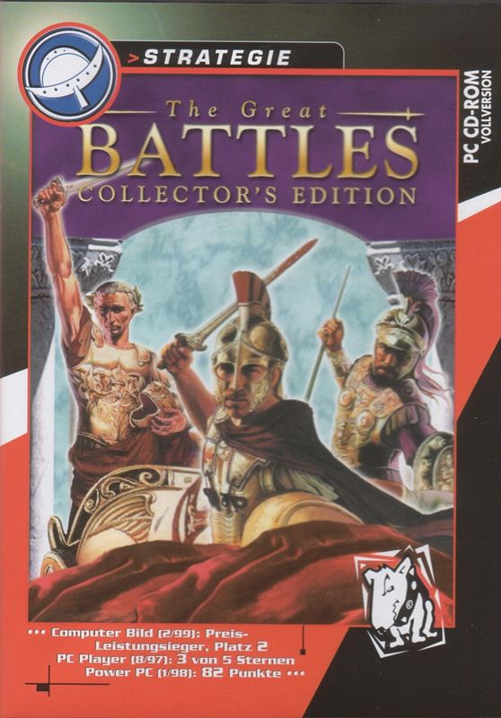 The Great Battles Collector's Edition cover or packaging material MobyGames