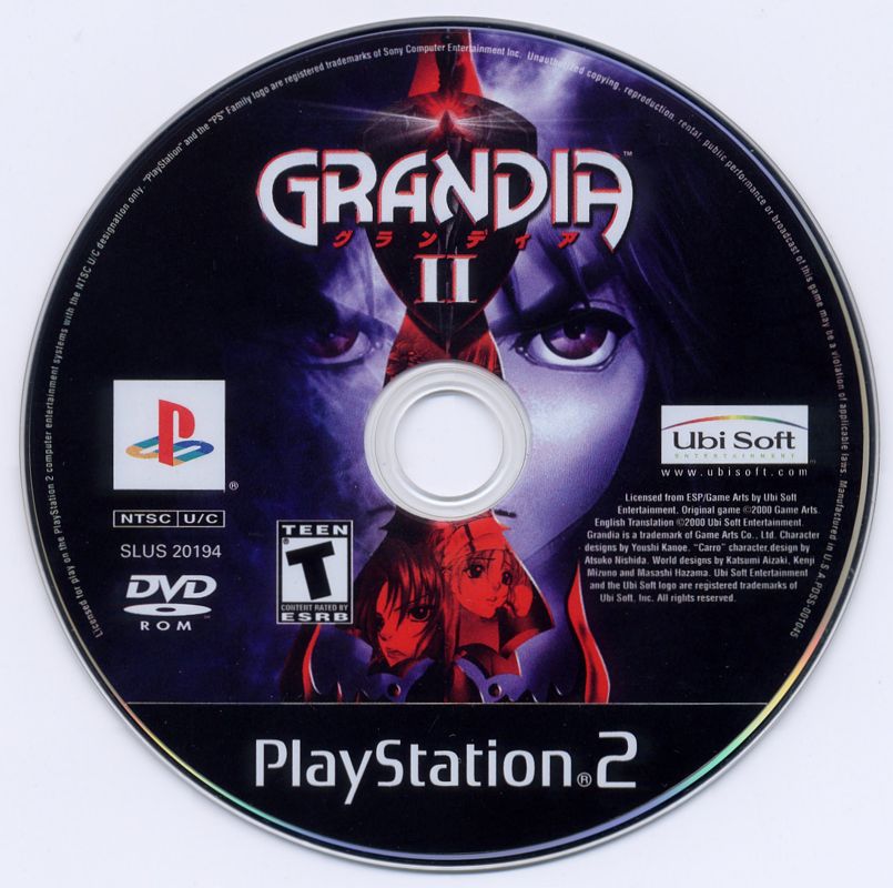 Grandia II cover or packaging material - MobyGames