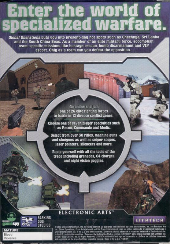 Back Cover for Global Operations (Windows)