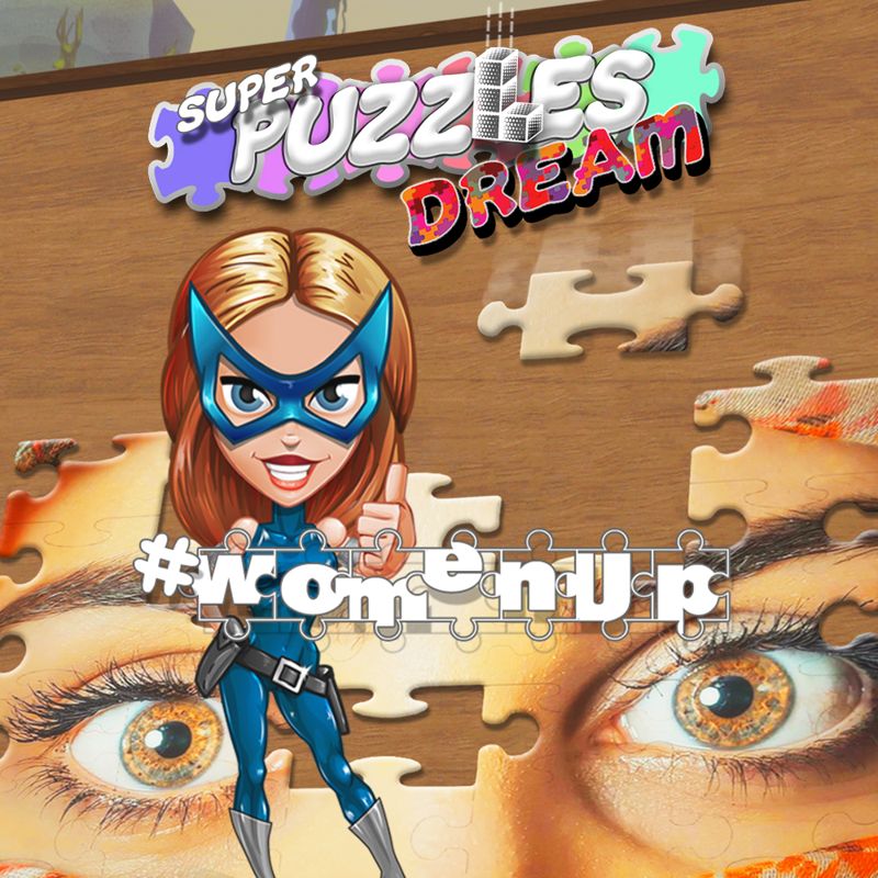 Front Cover for #womenUp, Super Puzzles Dream (Nintendo Switch) (download release)