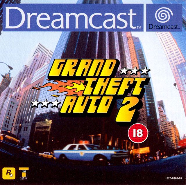 Front Cover for Grand Theft Auto 2 (Dreamcast)