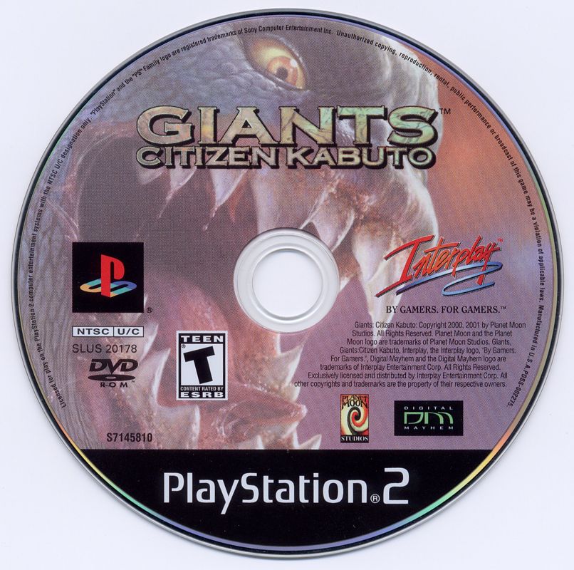 Media for Giants: Citizen Kabuto (PlayStation 2)