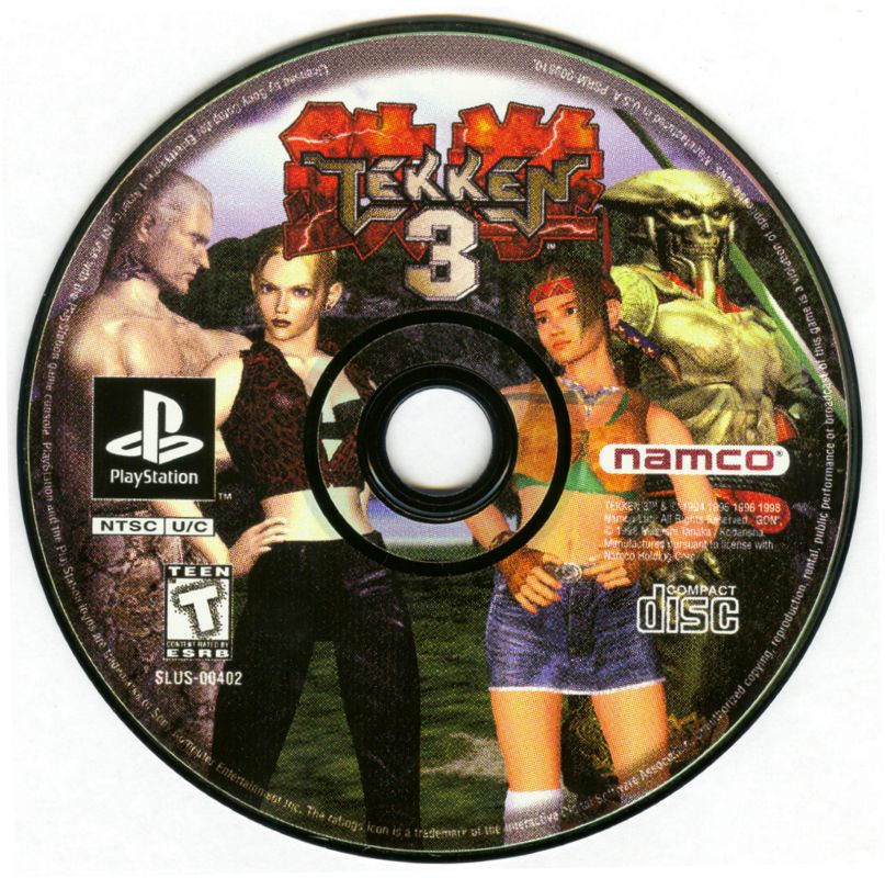 Media for Tekken 3 (PlayStation)