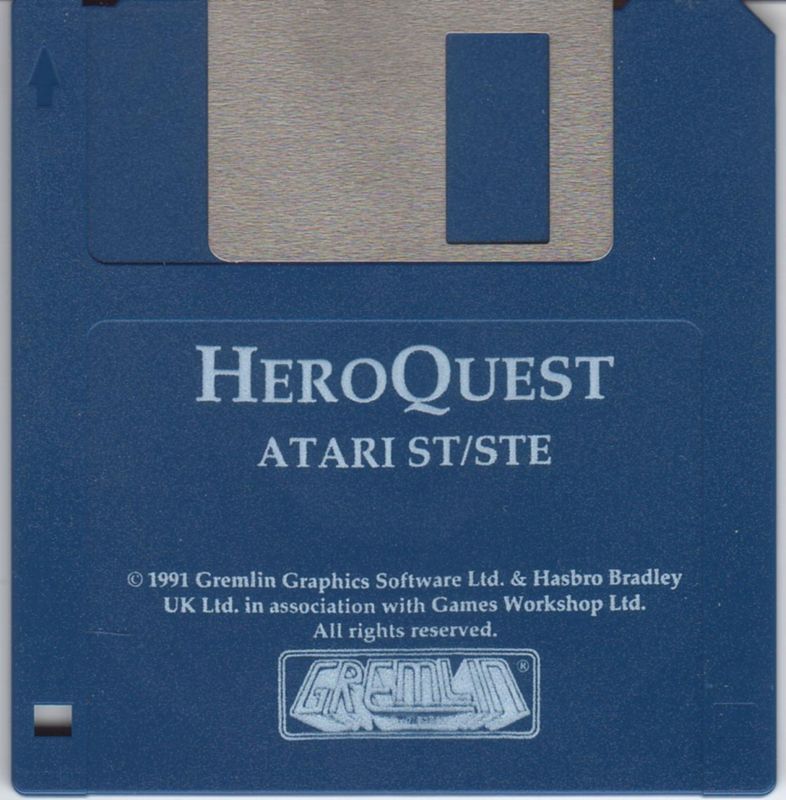 Media for HeroQuest (Atari ST) (Budget release)