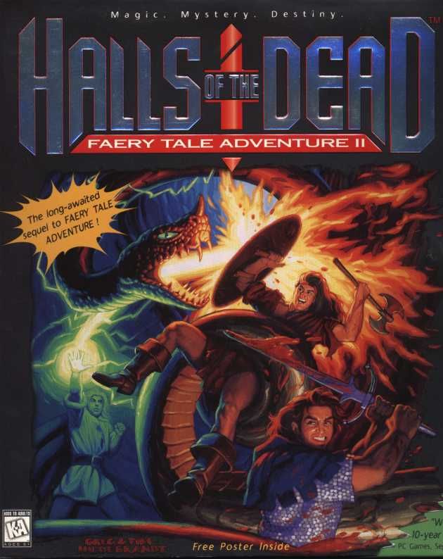 Front Cover for Halls of the Dead: Faery Tale Adventure II (DOS and Windows)