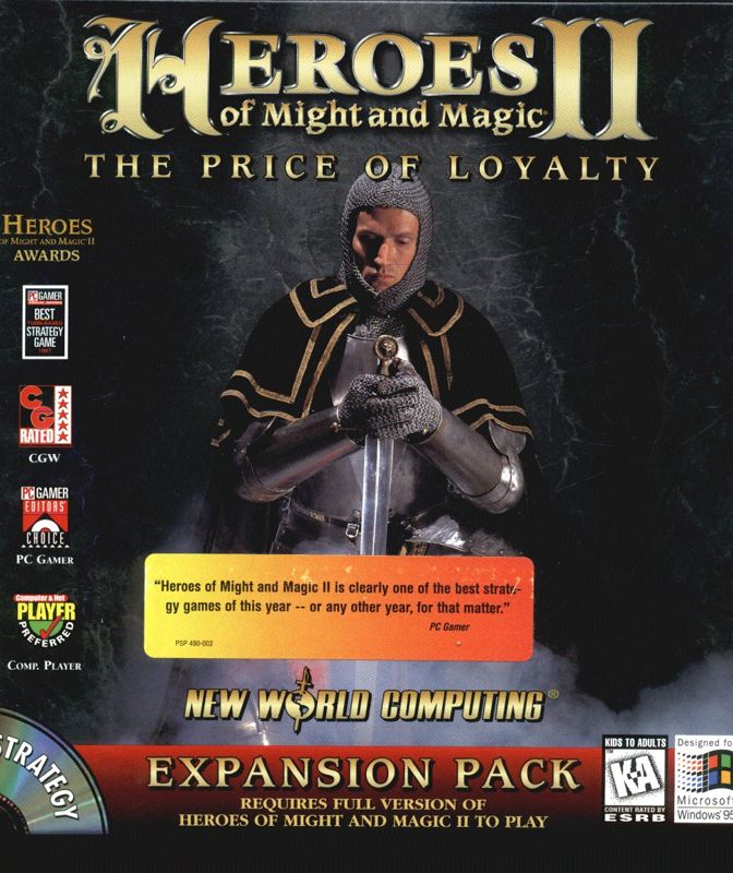 Front Cover for Heroes of Might and Magic II: The Price of Loyalty (Windows)