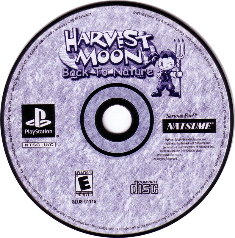 Media for Harvest Moon: Back to Nature (PlayStation)