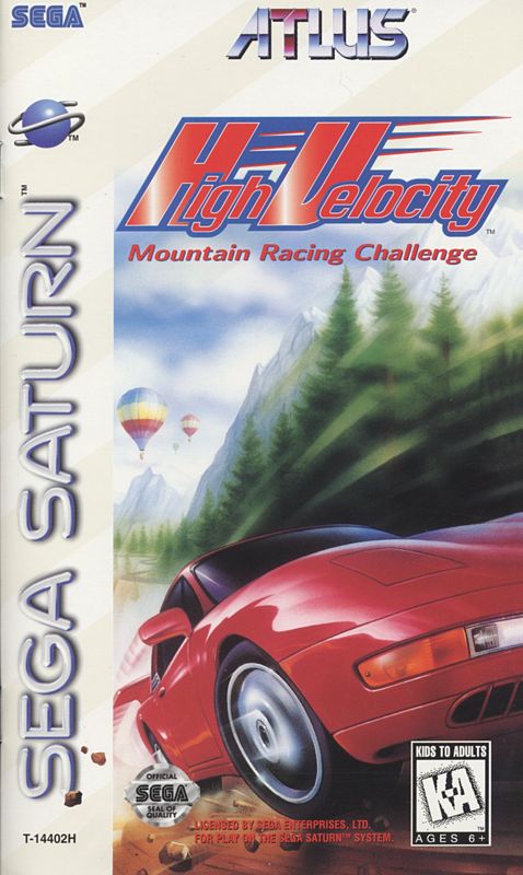 Front Cover for High Velocity: Mountain Racing Challenge (SEGA Saturn)