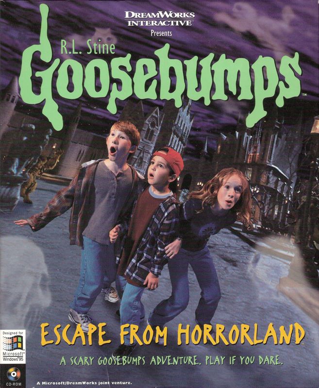 Front Cover for Goosebumps Escape from Horrorland (Windows)