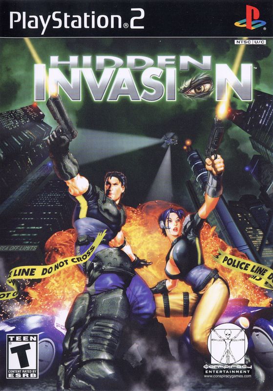 Front Cover for Hidden Invasion (PlayStation 2)