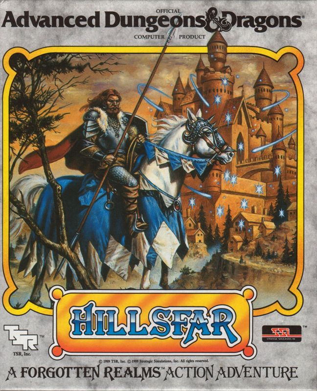 Front Cover for Hillsfar (Atari ST)