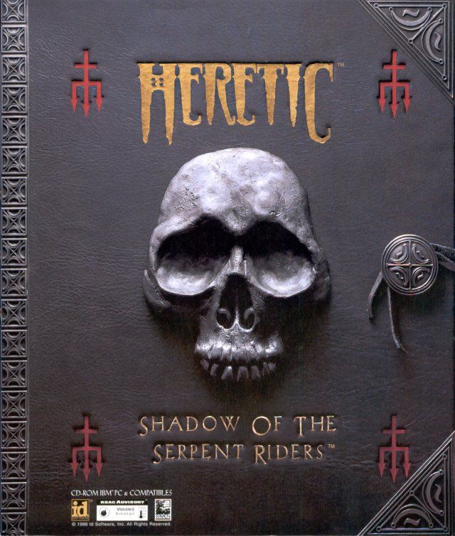 Front Cover for Heretic: Shadow of the Serpent Riders (DOS)