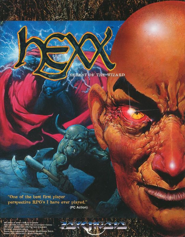 Front Cover for Hexx: Heresy of the Wizard (DOS)