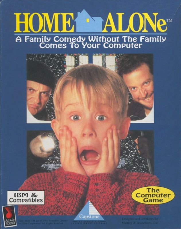 Front Cover for Home Alone (DOS)
