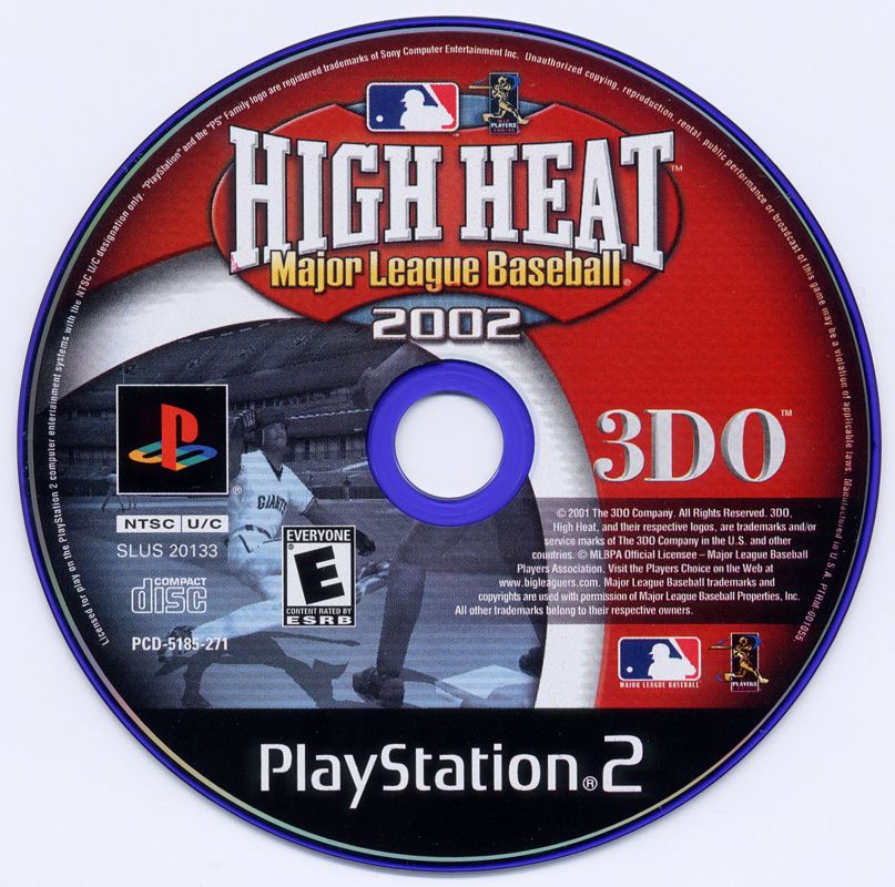Media for High Heat Major League Baseball 2002 (PlayStation 2)