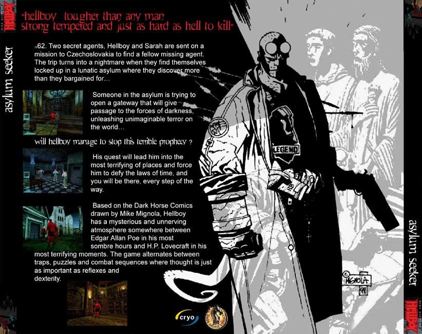 Back Cover for Hellboy: Dogs of the Night (Windows)