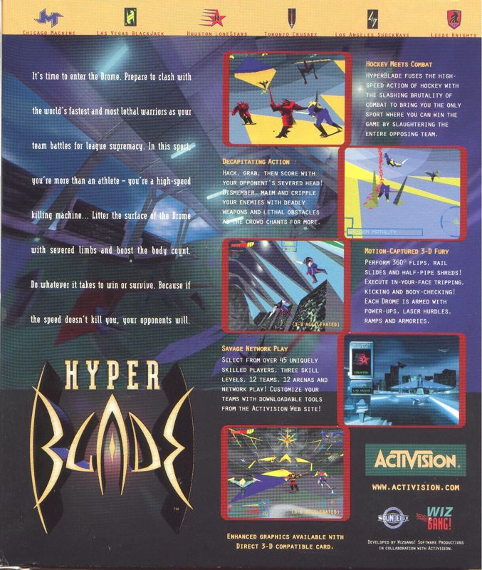 HyperBlade cover or packaging material - MobyGames