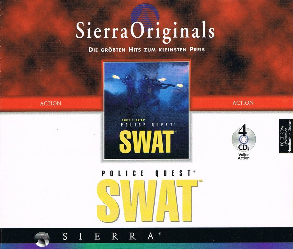 Other for Daryl F. Gates' Police Quest: SWAT (Windows and Windows 3.x) (Sierra Originals): Jewel Case - Front