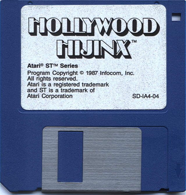 Media for Hollywood Hijinx (Atari ST)