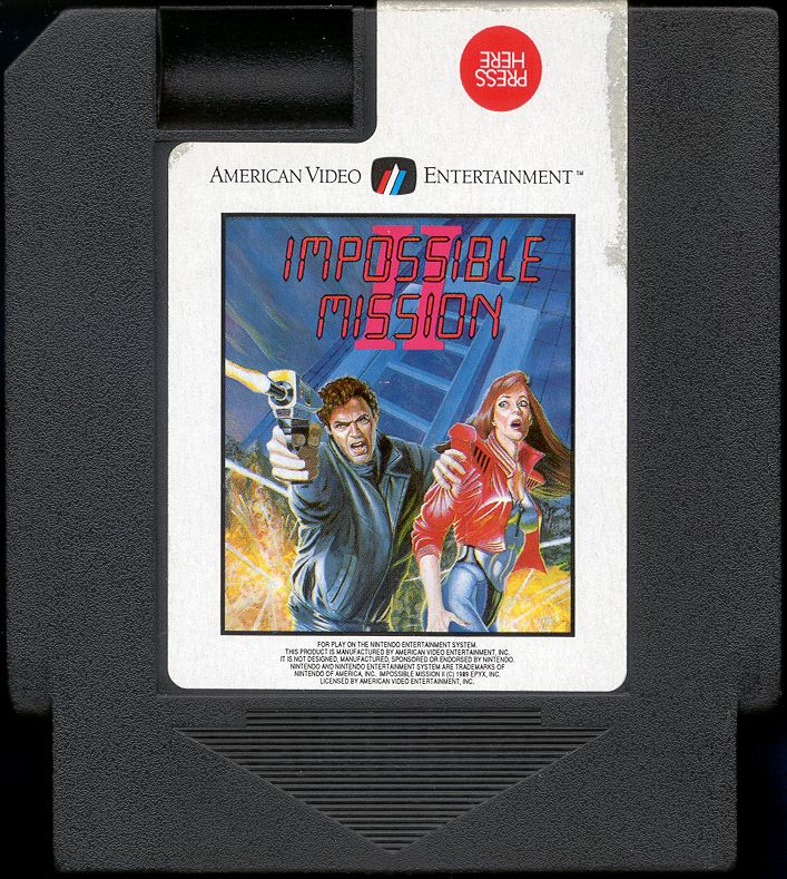 Media for Impossible Mission II (NES): Front