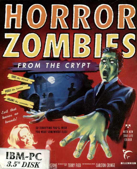 Front Cover for Horror Zombies from the Crypt (DOS)