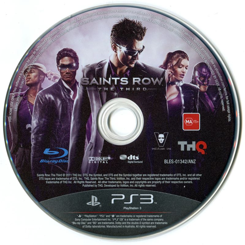 Saints Row: The Third cover or packaging material - MobyGames