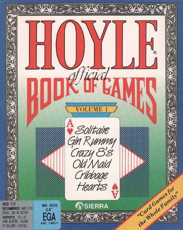 Front Cover for Hoyle: Official Book of Games - Volume 1 (DOS)