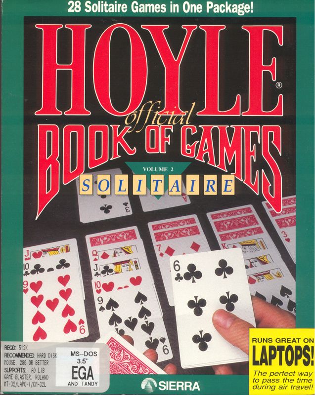 Front Cover for Hoyle: Official Book of Games - Volume 2: Solitaire (DOS)