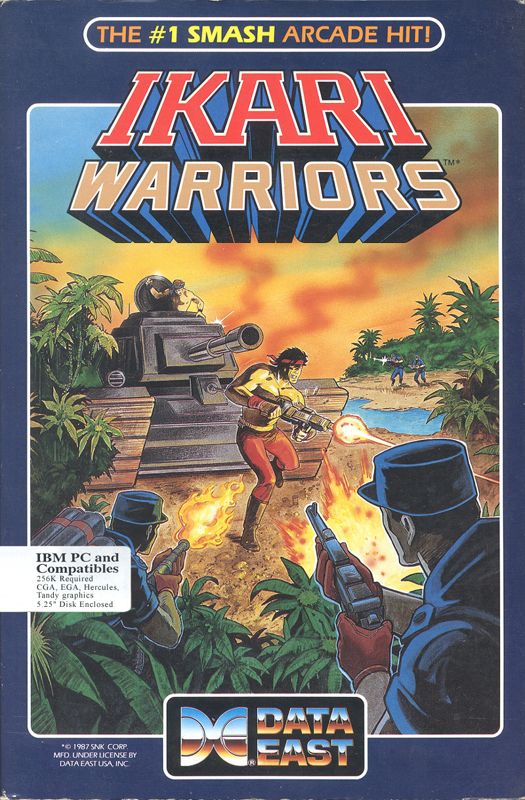 Front Cover for Ikari Warriors (PC Booter)