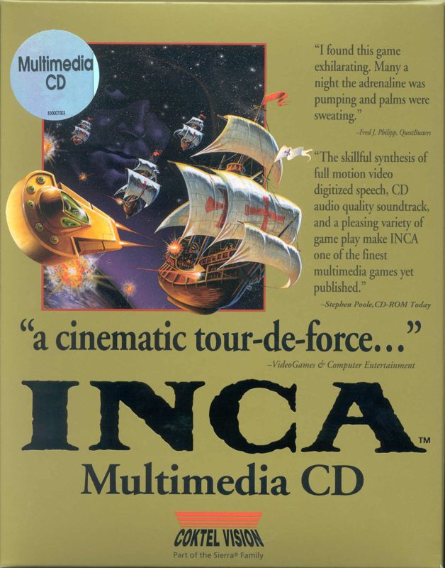 Front Cover for Inca (DOS) (CD-ROM release)