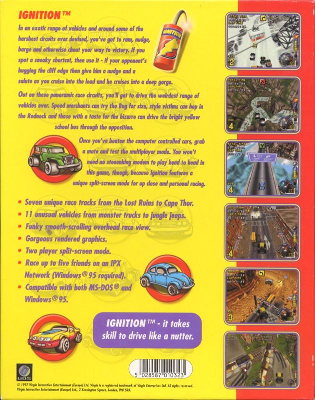 Ignition cover or packaging material MobyGames