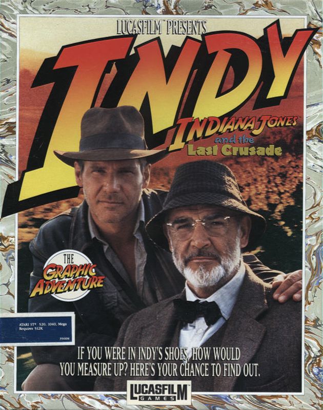 Front Cover for Indiana Jones and the Last Crusade: The Graphic Adventure (Atari ST)
