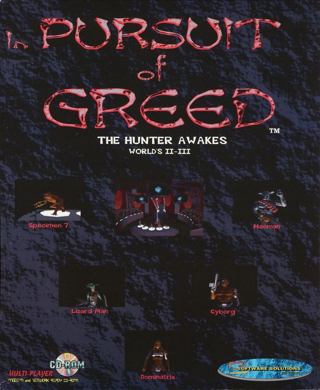 Front Cover for In Pursuit of Greed (DOS)