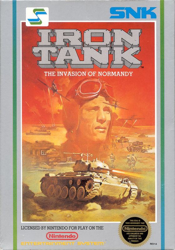 Front Cover for Iron Tank: The Invasion of Normandy (NES)