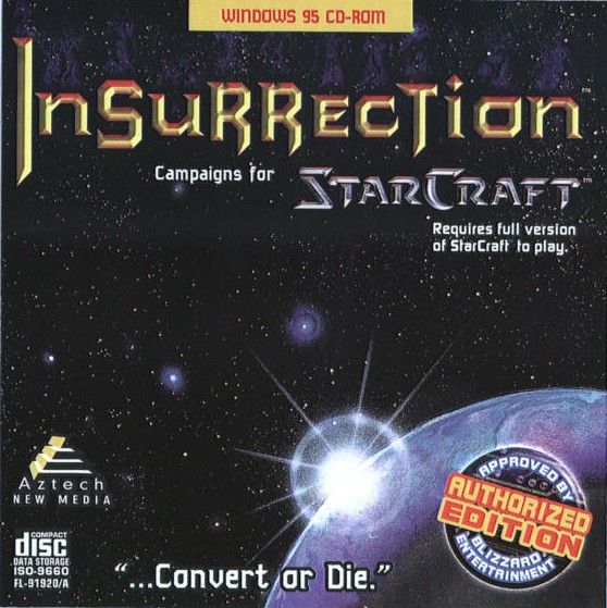 Other for Insurrection: Campaigns for StarCraft (Windows): Jewel Case - Front