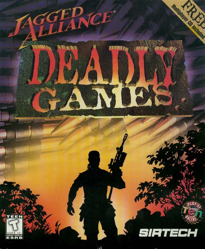 Front Cover for Jagged Alliance: Deadly Games (DOS)