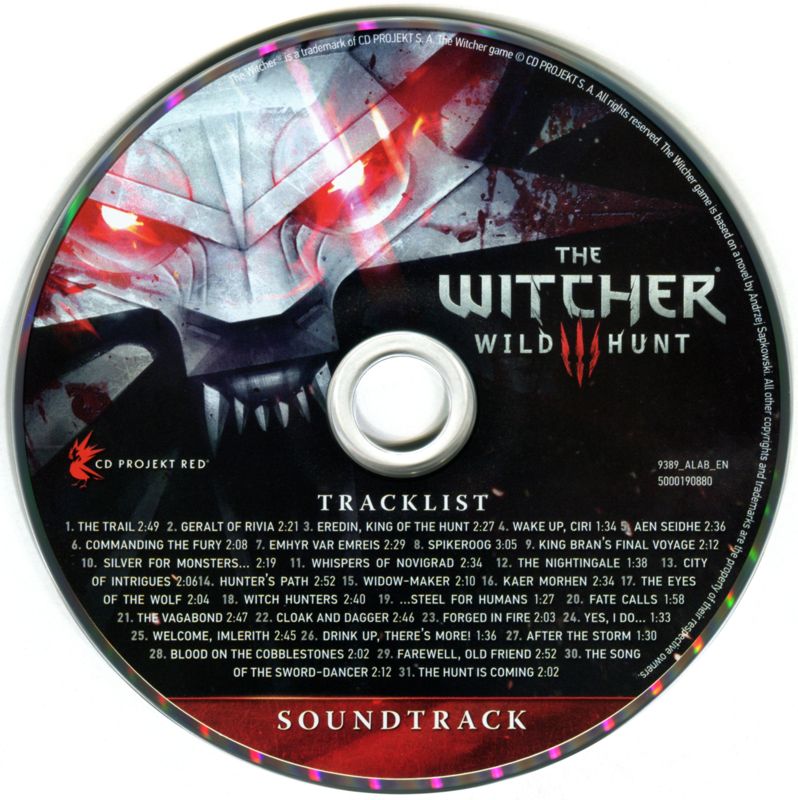 Soundtrack for The Witcher 3: Wild Hunt (PlayStation 4): Media