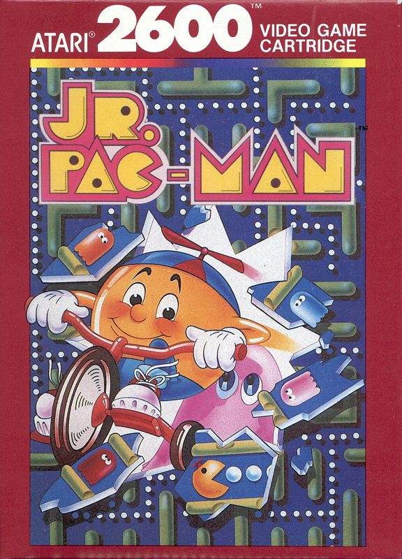 Front Cover for Jr. Pac-Man (Atari 2600) (1988 release)