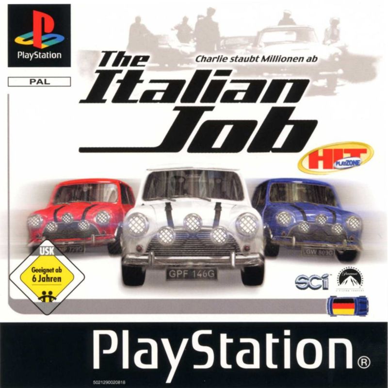 Front Cover for The Italian Job (PlayStation)
