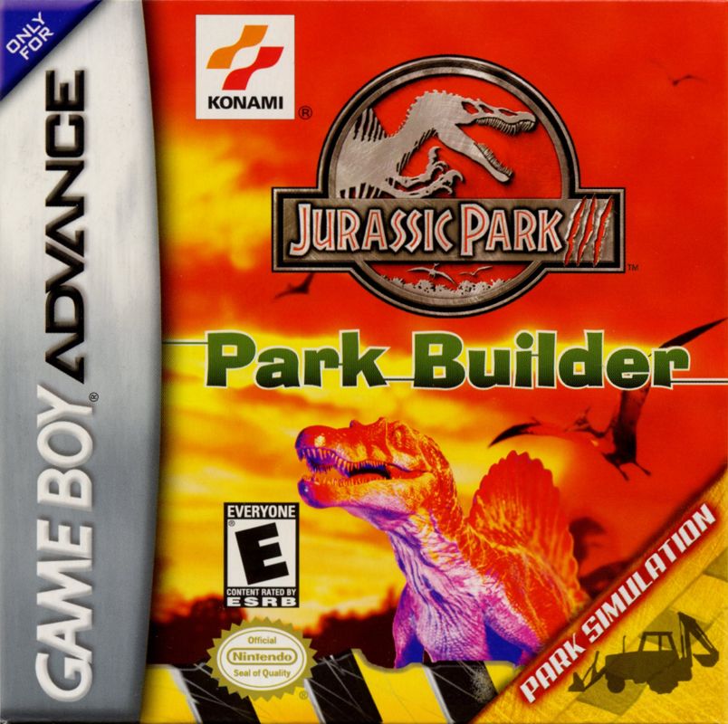 Front Cover for Jurassic Park III: Park Builder (Game Boy Advance)