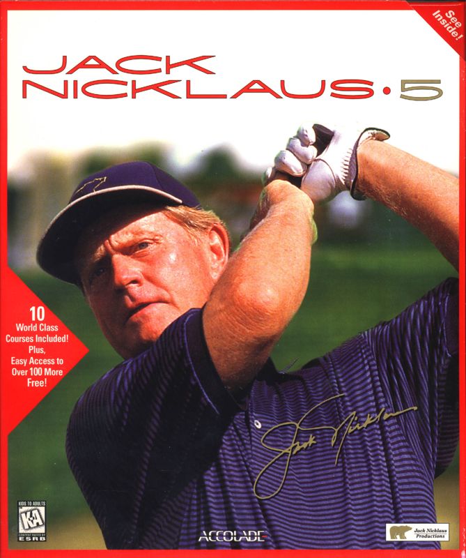 Front Cover for Jack Nicklaus 5 (Windows)