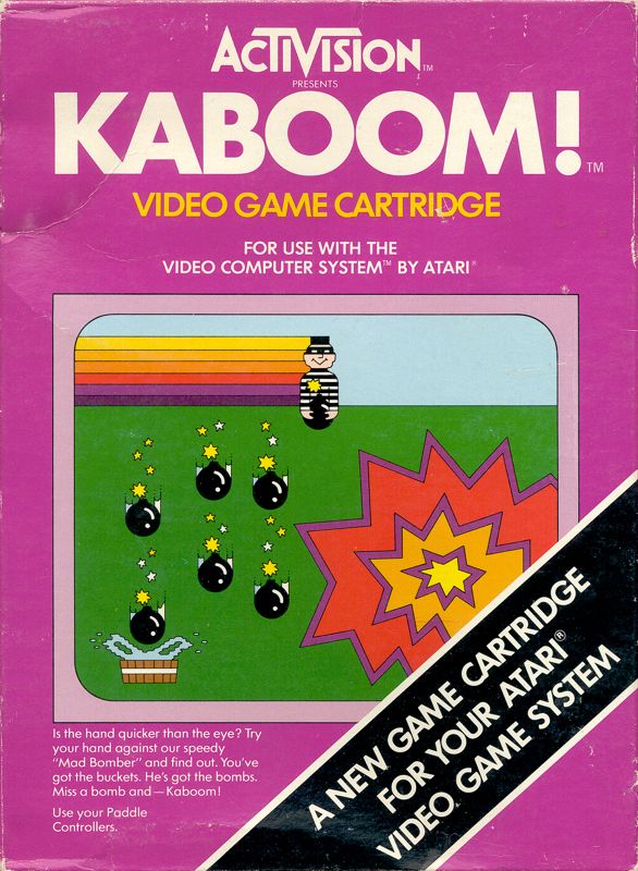 Front Cover for Kaboom! (Atari 2600)
