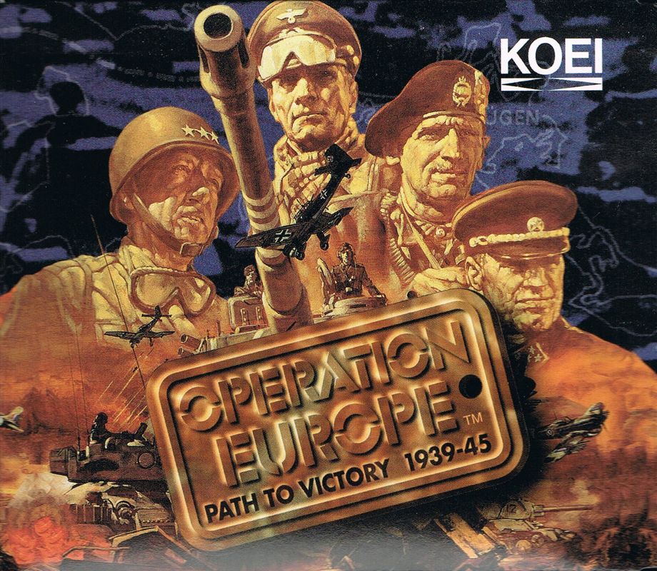 Other for Operation Europe: Path to Victory 1939-45 (DOS): Plastic Case (Front)