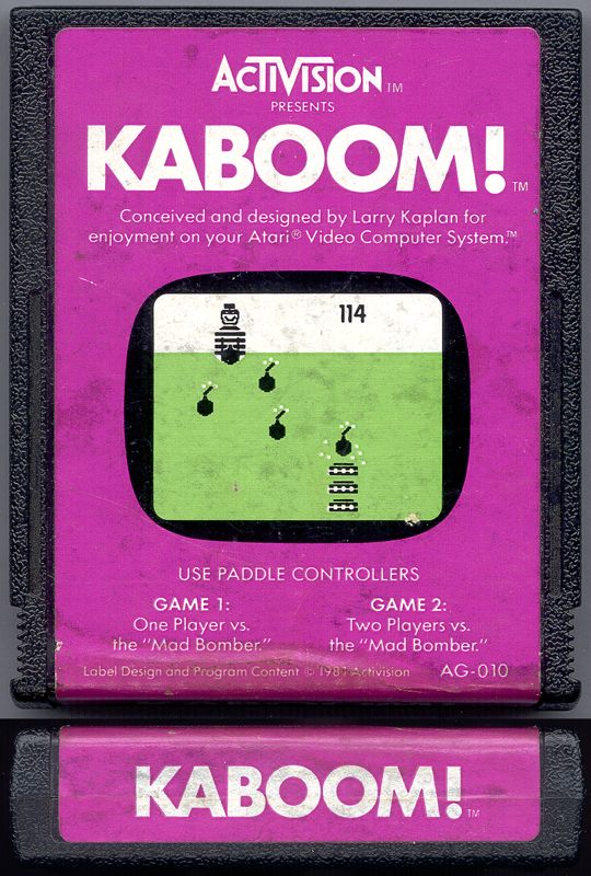 Media for Kaboom! (Atari 2600)