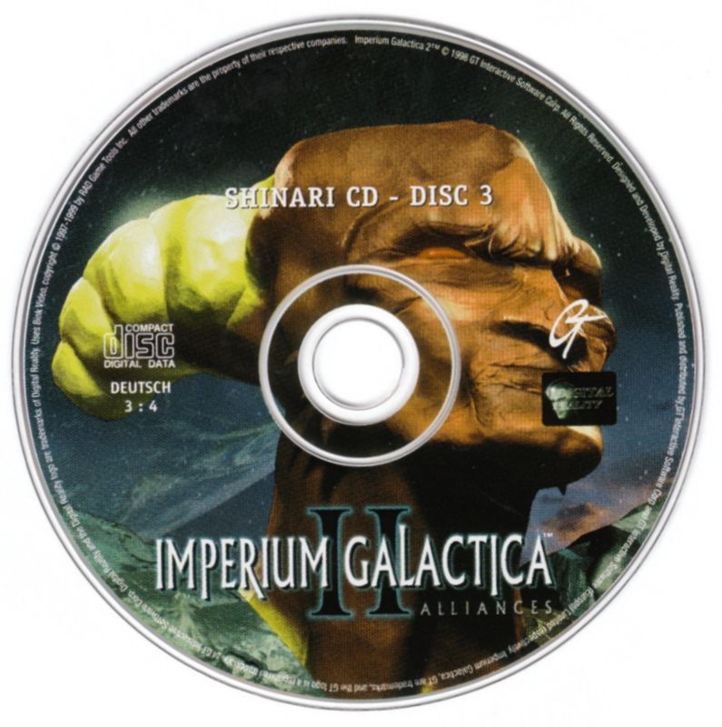 Media for Imperium Galactica II: Alliances (Windows): Disc 3